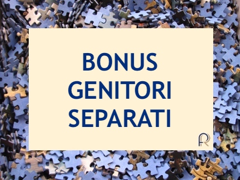 Bonus genitori separati